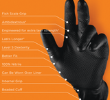 Grippaz Gloves  Disposable Nitrile Gloves Powder Free